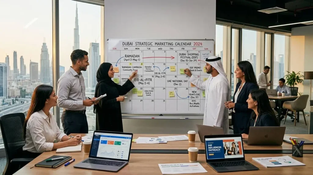 Dubai Seasonal Marketing Calendar Image