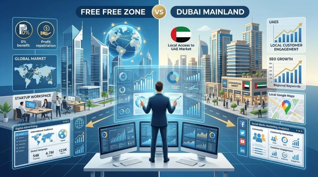 Free Zone vs Mainland Image